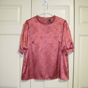 SHEIN Pink Floral Blouse